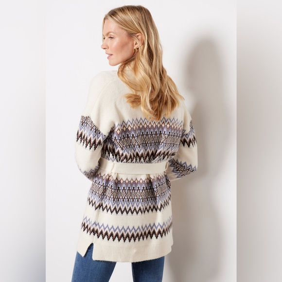 Evereve Mari Fair Isle Cardigan - Picture 2 of 8
